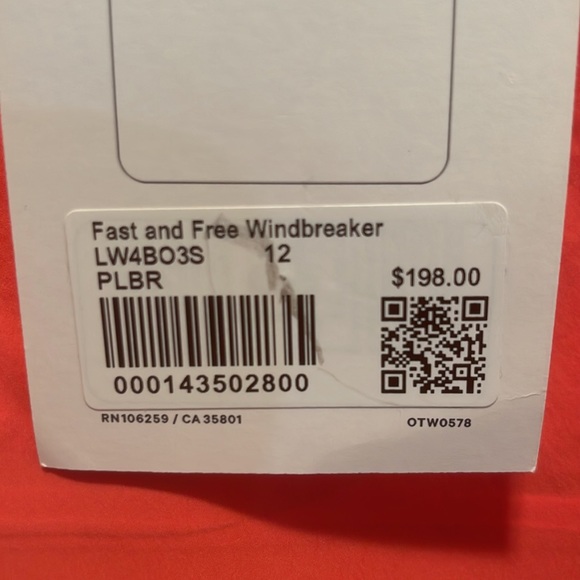 Lululemon Fast and Free Windbreaker. Size 12. Color is Pale Raspberry. - Picture 3 of 4